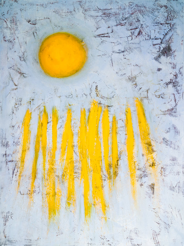 Original Expressionist Abstract Acrylic Painting, Large Modern Wall Art Symbolizing Hope, Ambition & Pride | Sole