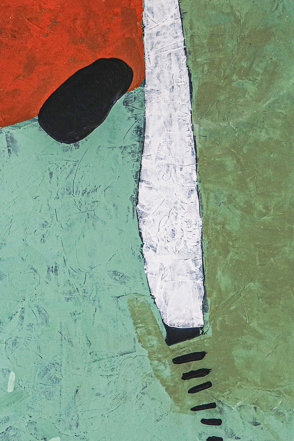 Bold Composition in Abstract Original Acrylic Painting, Exploration in Large Modern Canvas Wall Art | Somnus