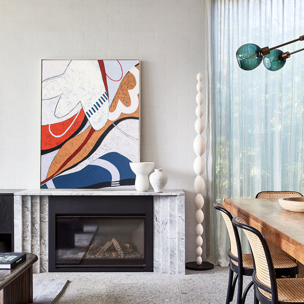 Capturing Melody in Original Abstract Acrylic Painting, Artistic Large Modern Colorful Canvas Wall Art | Song