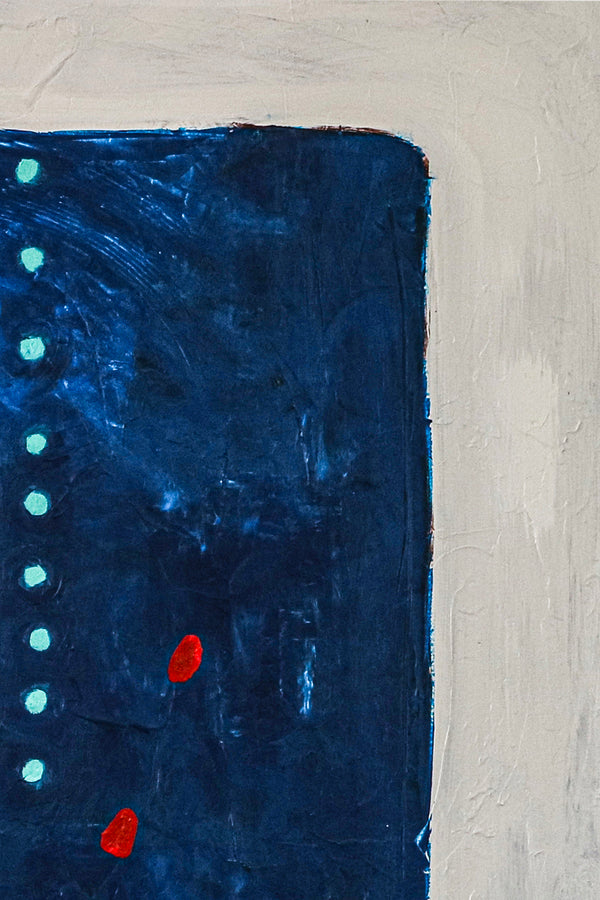 Minimalist Abstract Modern Painting, Poetic Original Large Canvas Wall Art Exploring Language's Rhythm | Syllable