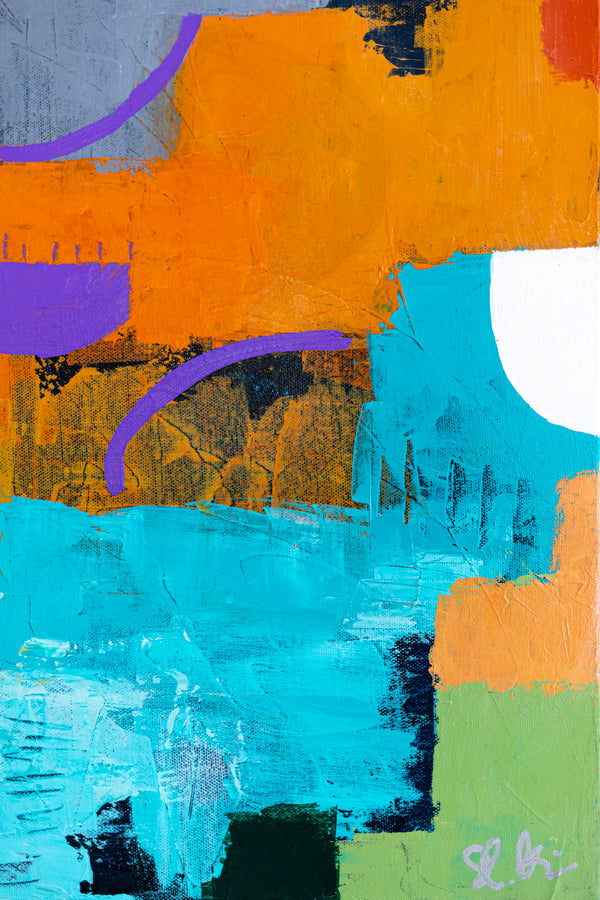 Large Original Abstract Acrylic Painting, Colorful Modern Canvas Wall Art, Embrace Comfort and Beauty | Terra Traum