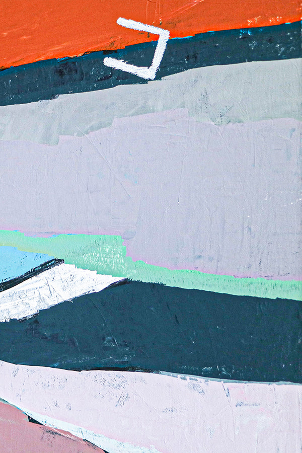 Contemporary Modern Abstract Painting in Acrylic, Large Canvas Wall Art Inspiring Timeless Contemplation | Terra