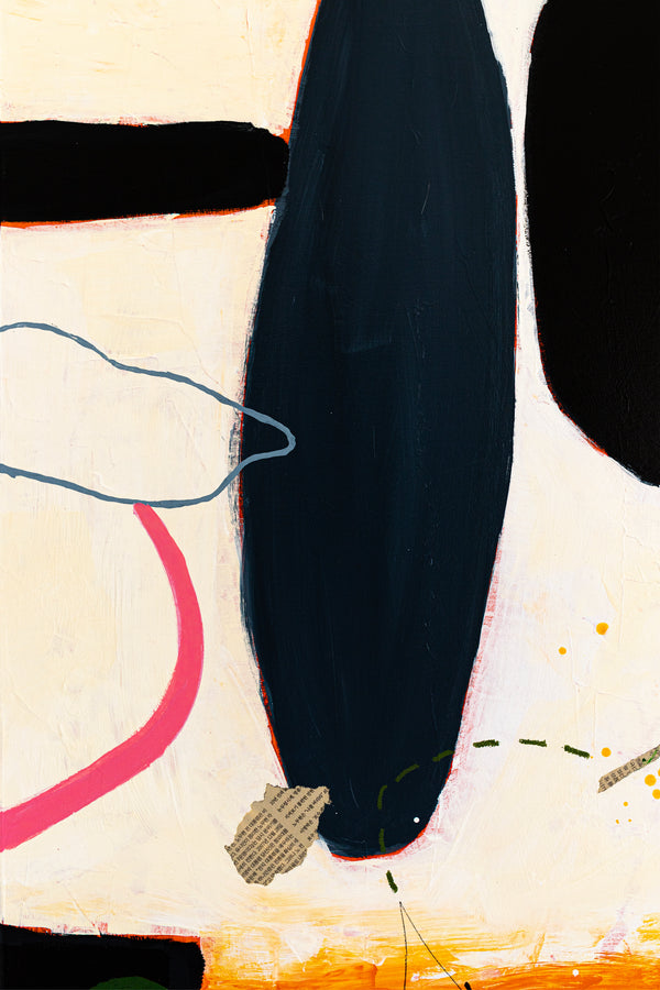 Vibrant Abstract Original Painting, Modern Canvas Wall Art with Acrylic Paint and Mixed Media | The fourth dream (40"x40")