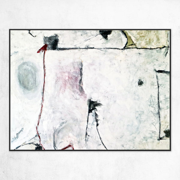 Imagining Ancient Legends of Original Abstract Acrylic Painting, Minimalist Large Modern Canvas Wall Art | The myth