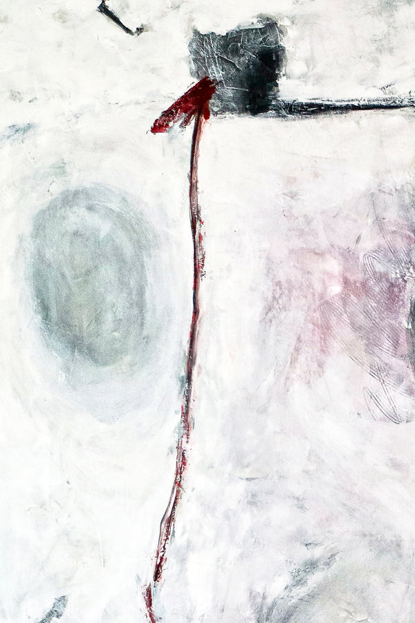 Imagining Ancient Legends of Original Abstract Acrylic Painting, Minimalist Large Modern Canvas Wall Art | The myth