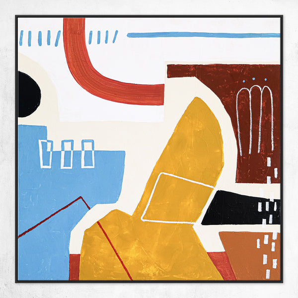 Large Colorful Original Abstract Painting in Acrylic, Vibrant Emotions Unleashed Modern Canvas Art | To say