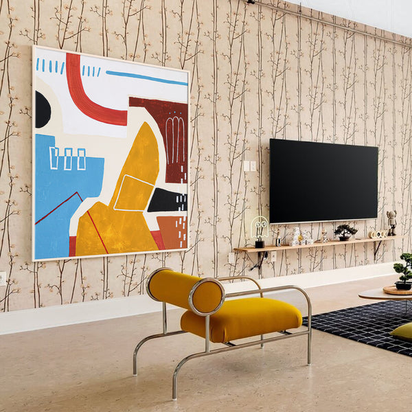 Large Colorful Original Abstract Painting in Acrylic, Vibrant Emotions Unleashed Modern Canvas Art | To say