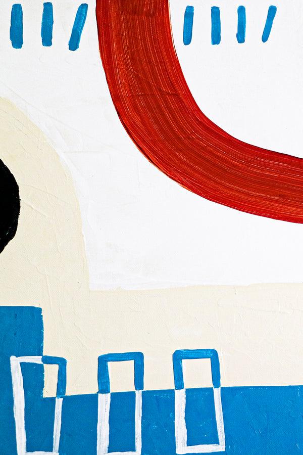 Large Colorful Original Abstract Painting in Acrylic, Vibrant Emotions Unleashed Modern Canvas Art | To say