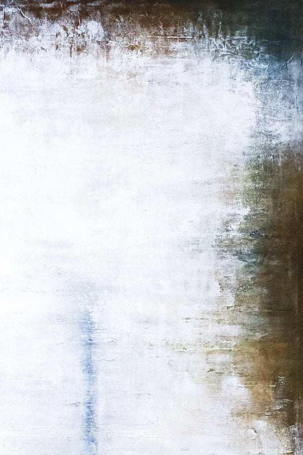 Dynamic Interplay of Patience & Time in Modern Abstract Original Acrylic Painting, Large Canvas Wall Art | Waiting