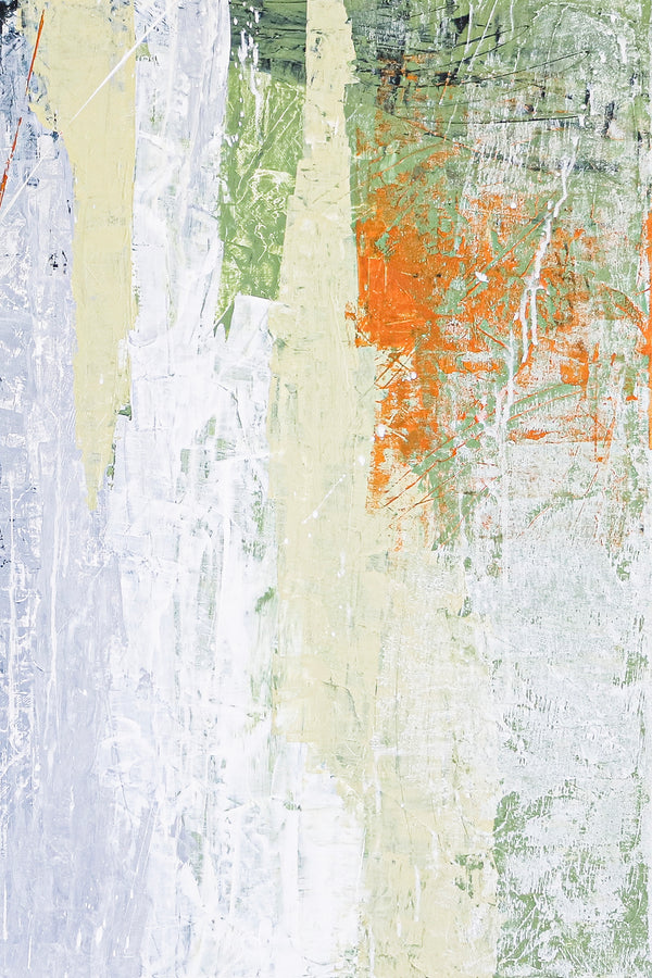 Abstract Original Painting in Natural Color Palette, Modern &Classic Expressionism Canvas Wall Art | Werk (36"x36")