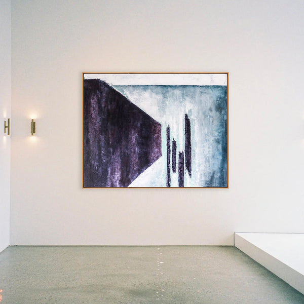 Abstract Painting – Original Wall Art – Large Oil & Acrylic Painting on Canvas – Modern Minimalist Contemporary Canvas Art – “Absolute”