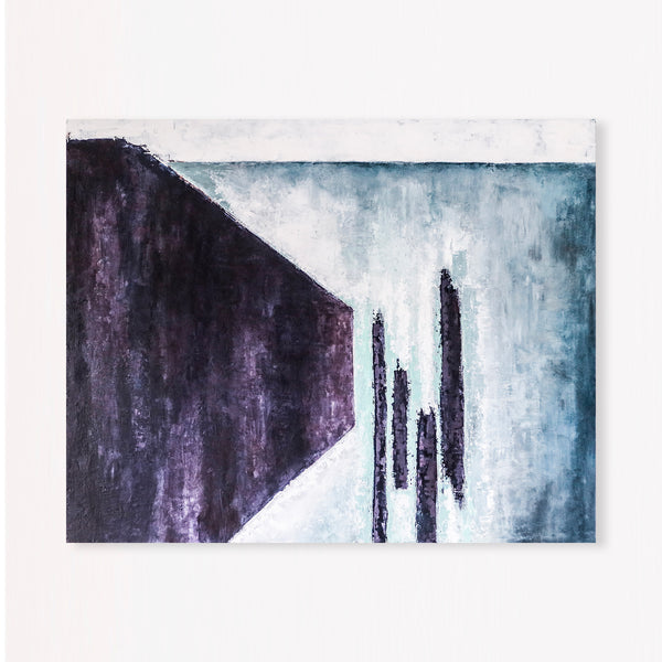 Abstract Painting – Original Wall Art – Large Oil & Acrylic Painting on Canvas – Modern Minimalist Contemporary Canvas Art – “Absolute”