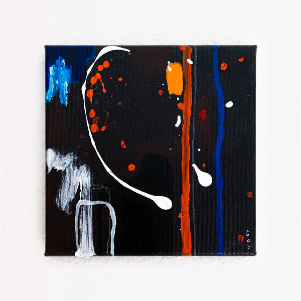 Abstract Painting Original, Expressionism in Modern Abstract Wall Art |  Abstract 3 Set #0310, #0311, #0312 (8"x8")