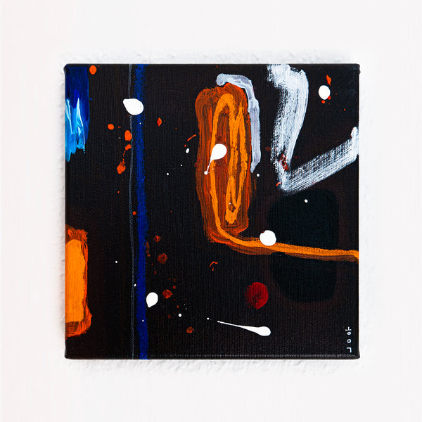Abstract Painting Original, Expressionism in Modern Abstract Wall Art |  Abstract 3 Set #0310, #0311, #0312 (8"x8")