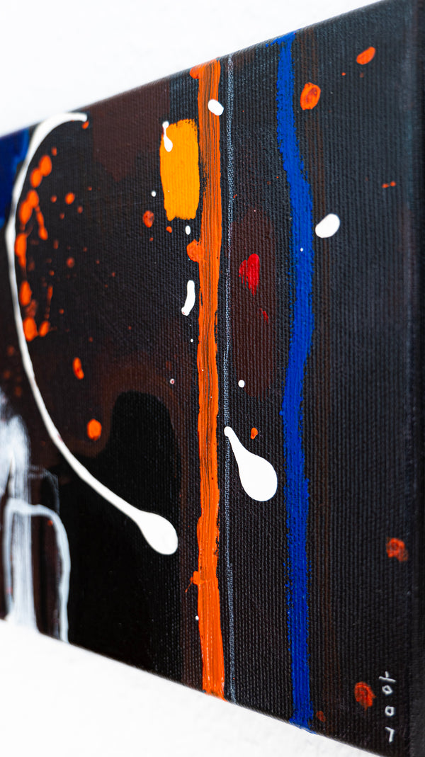 Abstract Painting Original, Expressionism in Modern Abstract Wall Art |  Abstract 3 Set #0310, #0311, #0312 (8"x8")