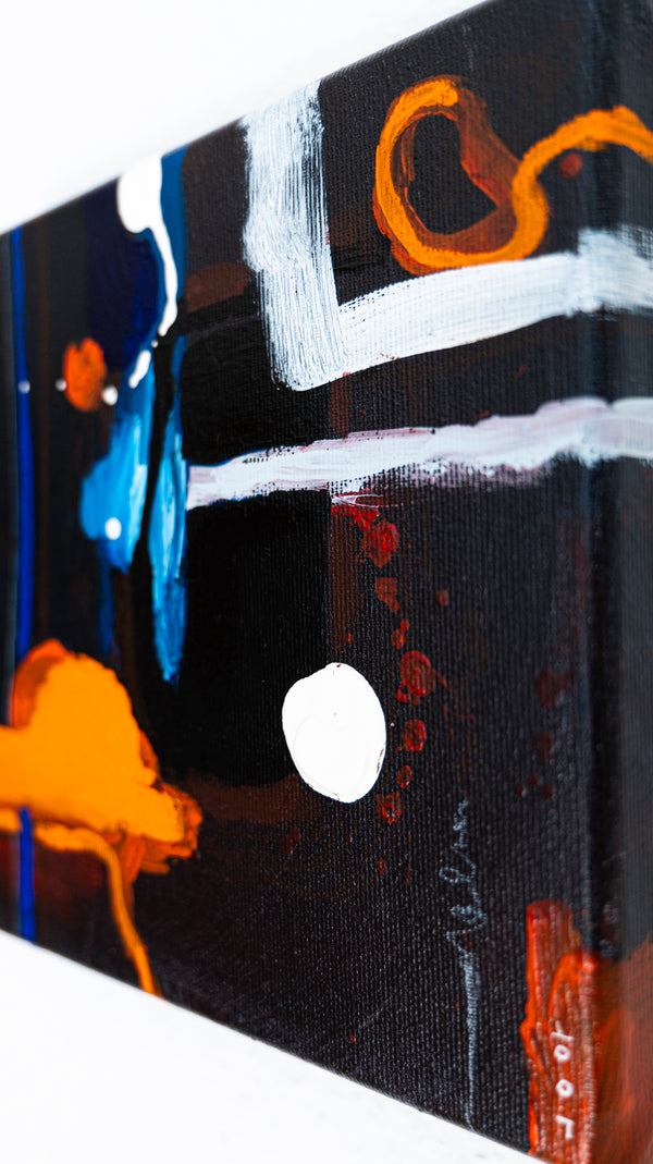 Abstract Painting Original, Expressionism in Modern Abstract Wall Art |  Abstract 3 Set #0310, #0311, #0312 (8"x8")