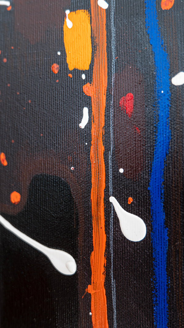 Abstract Painting Original, Expressionism in Modern Abstract Wall Art |  Abstract 3 Set #0310, #0311, #0312 (8"x8")