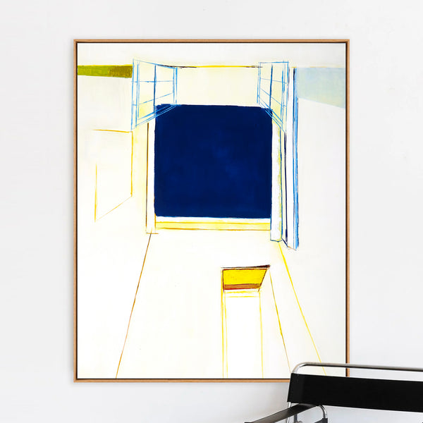 Abstract Painting – Original Wall Art – Large Oil & Acrylic Painting on Canvas – Modern Minimalist Contemporary Canvas Art – “Arles”