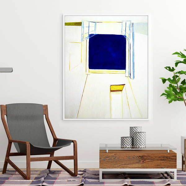 Minimalist Scenic Original Abstract Acrylic Painting, Modern Canvas Wall Art Depicting Beautiful Landscapes | Arles