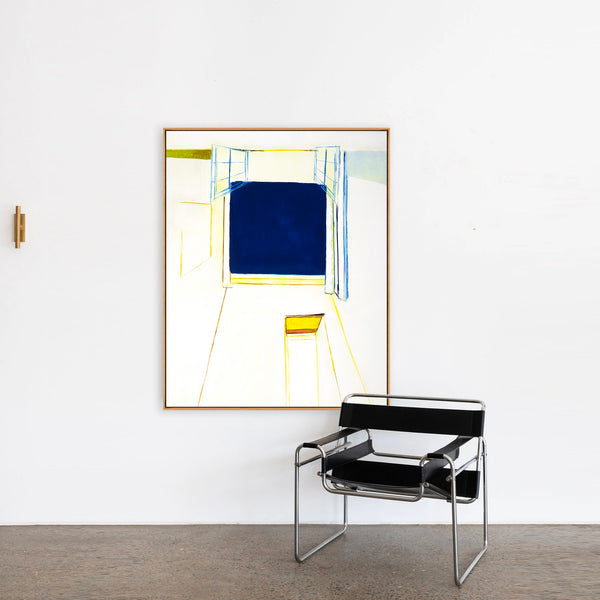 Abstract Painting – Original Wall Art – Large Oil & Acrylic Painting on Canvas – Modern Minimalist Contemporary Canvas Art – “Arles”