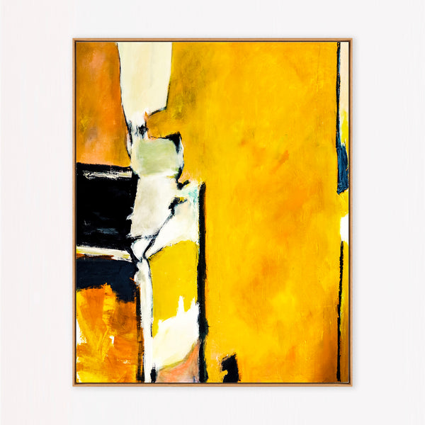 Abstract Painting – Original Wall Art – Large Oil & Acrylic Painting on Canvas – Modern Minimalist Contemporary Canvas Art – “As It Stands”