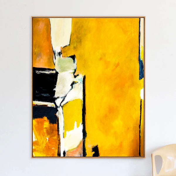 Abstract Painting – Original Wall Art – Large Oil & Acrylic Painting on Canvas – Modern Minimalist Contemporary Canvas Art – “As It Stands”