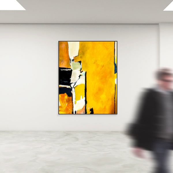 Abstract Painting – Original Wall Art – Large Oil & Acrylic Painting on Canvas – Modern Minimalist Contemporary Canvas Art – “As It Stands”