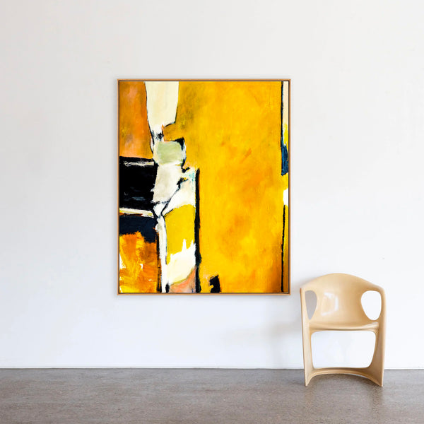 Abstract Painting – Original Wall Art – Large Oil & Acrylic Painting on Canvas – Modern Minimalist Contemporary Canvas Art – “As It Stands”