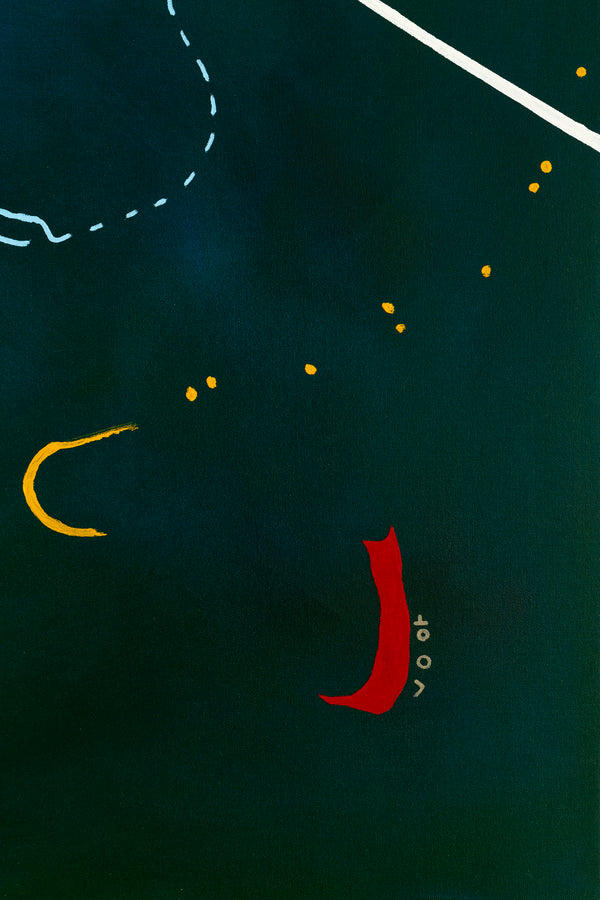 Oil & Mixed Media Abstract Original Painting, Expression of Freedom in Modern Wall Art | Ataraxy of the abyss (48"x48")