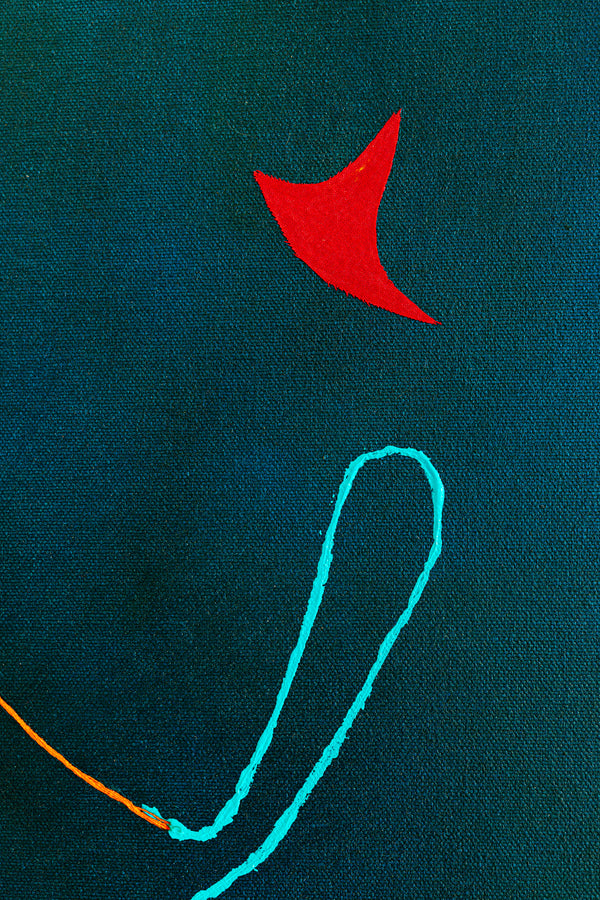 Oil & Mixed Media Abstract Original Painting, Expression of Freedom in Modern Wall Art | Ataraxy of the abyss (48"x48")