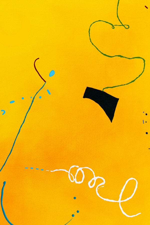 Oil & Mixed Media Abstract Original Painting, Expression of Freedom in Modern Wall Art | Ataraxy of the warmth (48"x48")