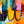 Vibrant Modern Abstract Painting, Unrestrained Expressions in Canvas Wall Art | Cadmium orange mindscape (60
