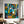 Large Teal Modern Abstract Wall Art — Original Oil Painting, Textured Canvas — 