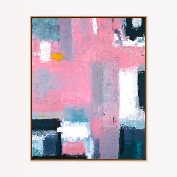 Abstract Painting – Original Wall Art – Large Oil & Acrylic Painting on Canvas – Modern Minimalist Contemporary Canvas Art – “Compassion”