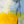 Modern Original Abstract Acrylic Painting, Canvas Wall Art of Yellow and Sky Blue | Composition C (Vertical Ver.)