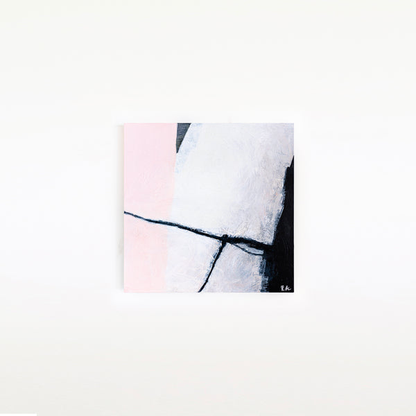 Original Abstract Minimalism Painting, Embracing Modern and Contemporary Aesthetics Canvas Wall Art | Danji (24"x24")