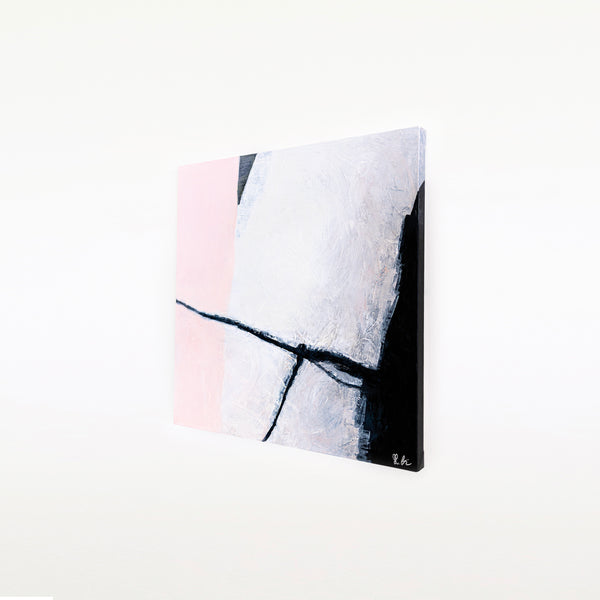 Original Abstract Minimalism Painting, Embracing Modern and Contemporary Aesthetics Canvas Wall Art | Danji (24"x24")