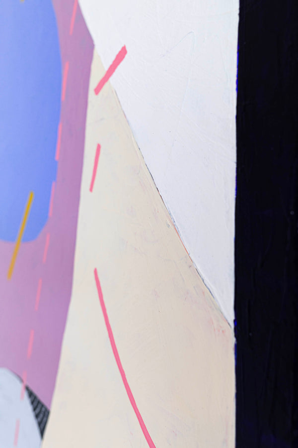Morning Delight in Modern Abstract Original Painting, Canvas Wall Art of Interplay of Colors and Shapes | Eos (30"x40")