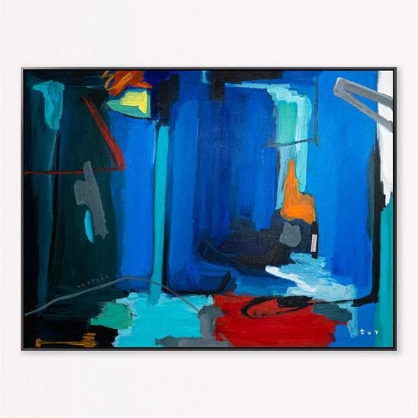 Abstract Painting Original, Expressionism in Modern Abstract Wall Art |  Fons (43"x35")