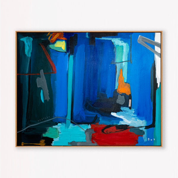 Abstract Painting Original, Expressionism in Modern Abstract Wall Art |  Fons (43"x35")