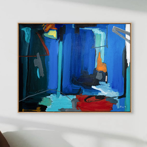 Abstract Painting Original, Expressionism in Modern Abstract Wall Art |  Fons (43"x35")
