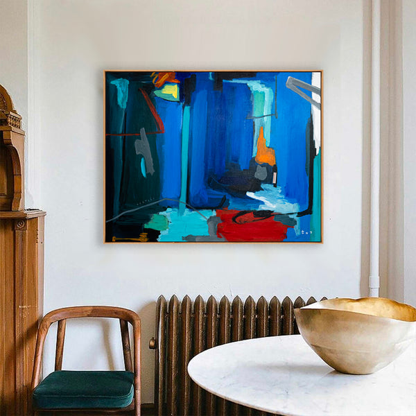 Abstract Painting Original, Expressionism in Modern Abstract Wall Art |  Fons (43"x35")