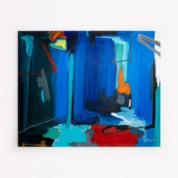 Abstract Painting Original, Expressionism in Modern Abstract Wall Art |  Fons (43"x35")