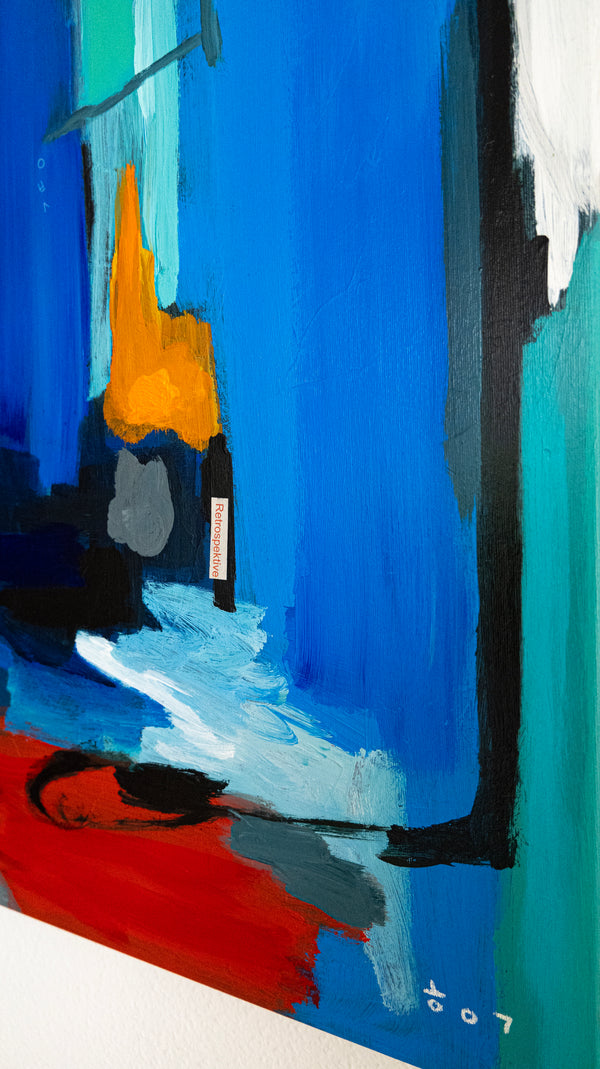 Abstract Painting Original, Expressionism in Modern Abstract Wall Art |  Fons (43"x35")