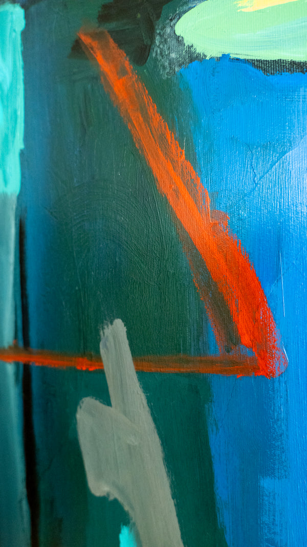 Abstract Painting Original, Expressionism in Modern Abstract Wall Art |  Fons (43"x35")