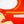Intensely Vibrant & Minimal Abstract Original Painting, Modern Canvas Wall Art in Radiating Cheerfulness | Orange halo (40