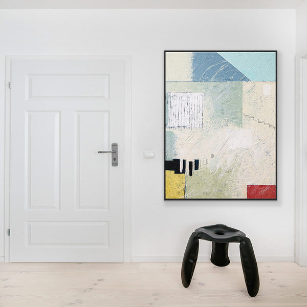 Unconscious Longings in Acrylic Abstract Painting, Original Contemporary Modern Canvas Wall Art | Home