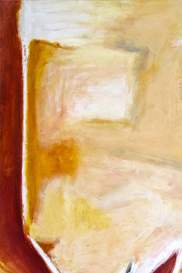 Abstract Painting – Original Wall Art – Large Oil & Acrylic Painting on Canvas – Modern Minimalist Canvas Art – “In That Manner”