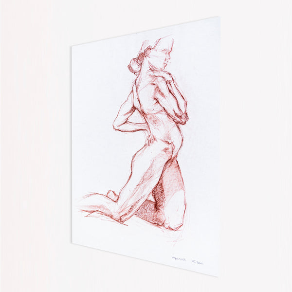 Kneeling  Female Nude, 2001