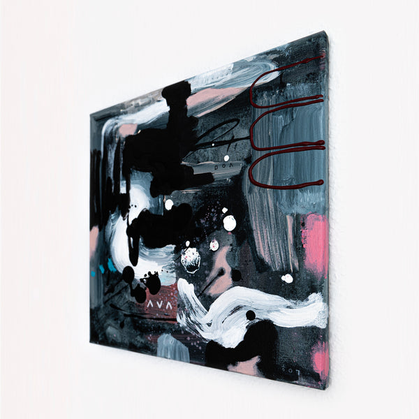 Abstract Painting Original, Expressionism in Modern Abstract Wall Art | Latens (16"x16")